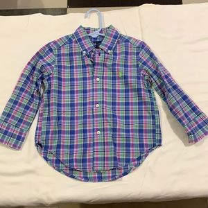 Ralph Lauren 2T,Blue With Green,yellow and pink stripes!